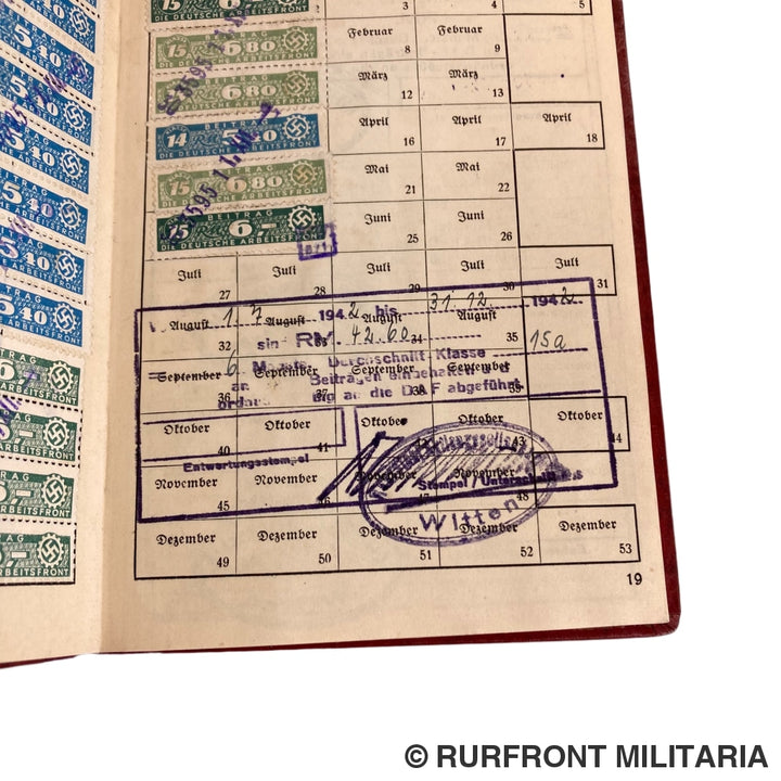 Wehrpass Set Walter Jllmann Wo1 Veteraan