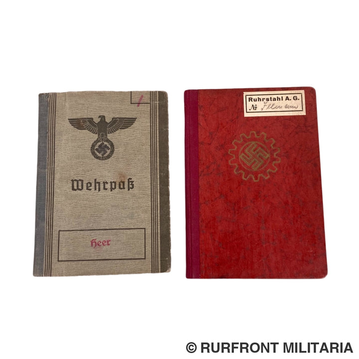 Wehrpass Set Walter Jllmann Wo1 Veteraan