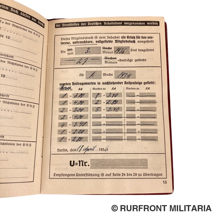 Wehrpass Set Walter Jllmann Wo1 Veteraan
