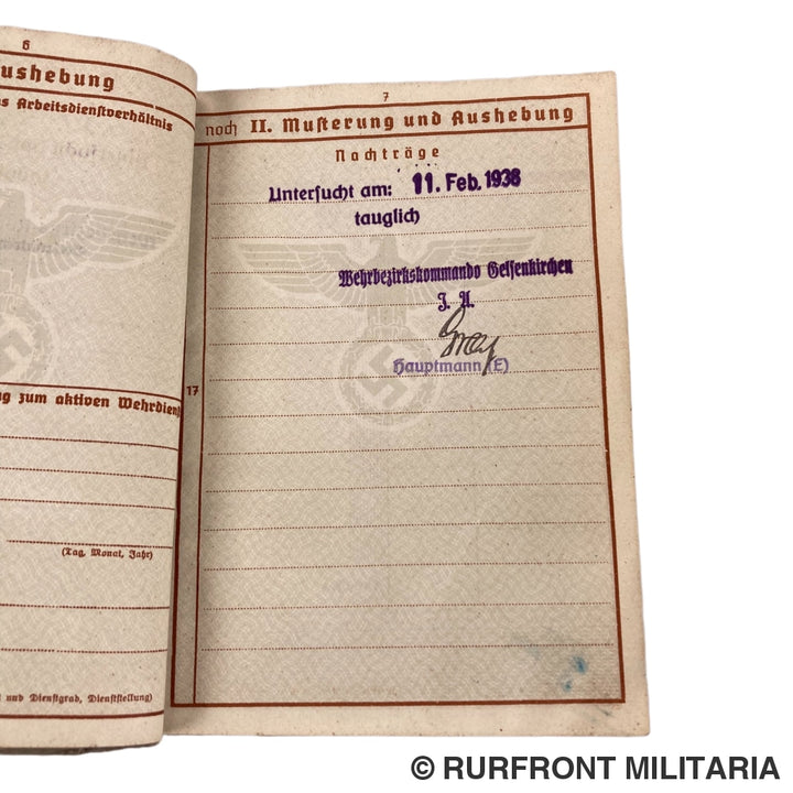 Wehrpass Set Walter Jllmann Wo1 Veteraan