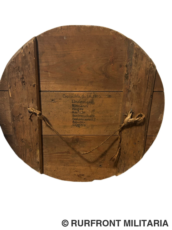 Wo1 Duitse Schützenscheibe Croisilles 1916