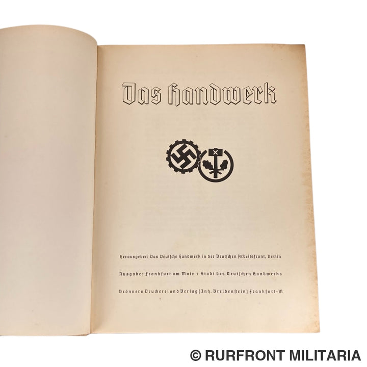 Zigarettenbilderalbum Das Handwerk D.a.f.