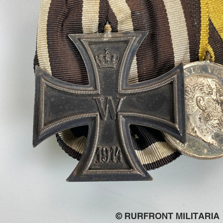 3 Delige Duitse Wo1 Ordensspange