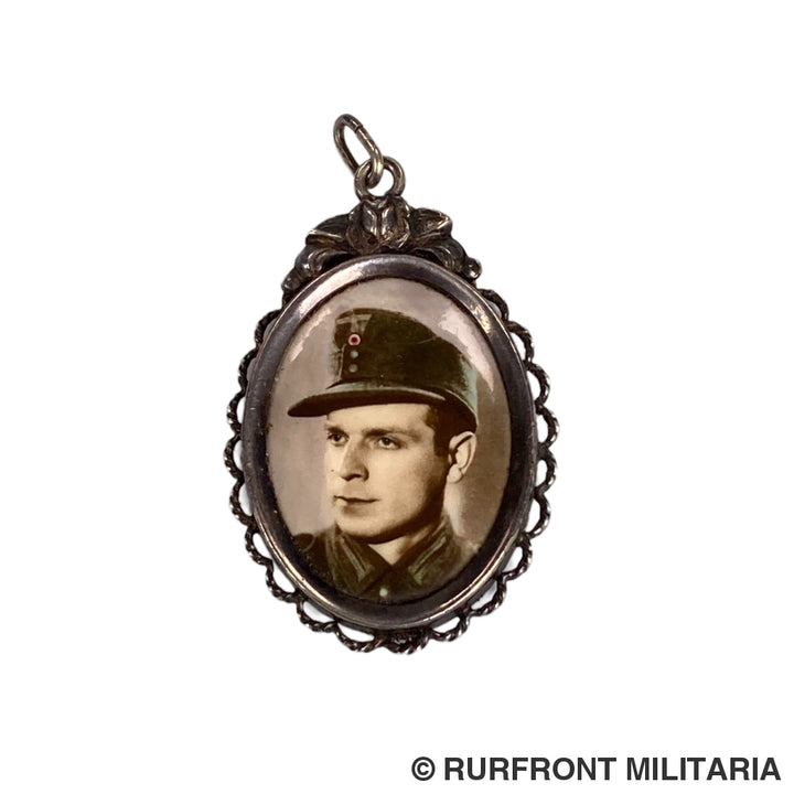 Alpacca Kettinghanger Wehrmacht Soldaat M43 Feldmütze.