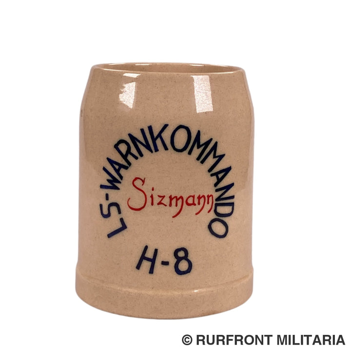 Bierpul Luftschutz Warnkommando H-8 Sizmann Nederland Plateel!! Uniek Item!!