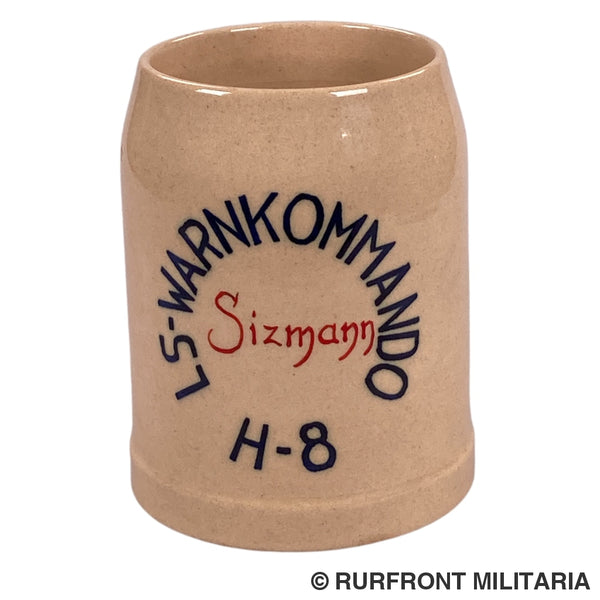 Bierpul Luftschutz Warnkommando H-8 Sizmann Nederland Plateel!! Uniek Item!! Bierpul Luftschutz Warnkommando H-8 Sizmann Nederland Plateel!! Uniek Item!!