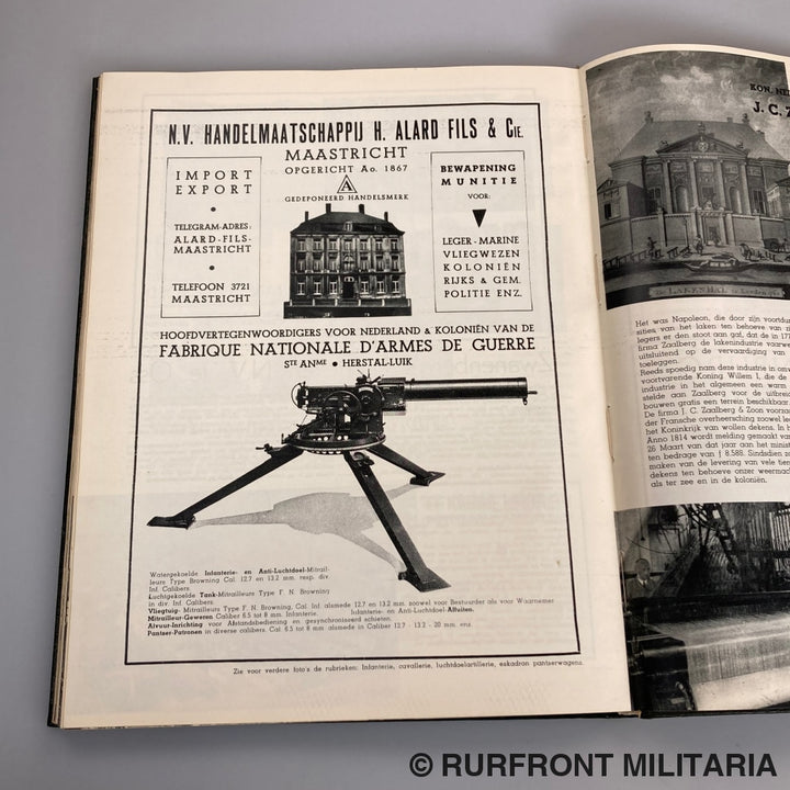 Boek De Koninklijke Nederlandsche Landmacht Op Naam Van Majoor J.f.a. Crefcoeur