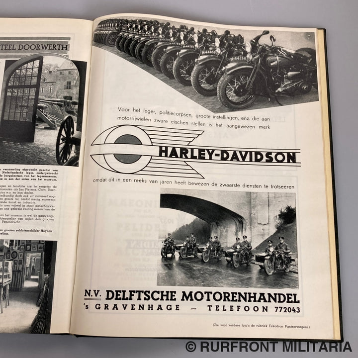 Boek De Koninklijke Nederlandsche Landmacht Op Naam Van Majoor J.f.a. Crefcoeur