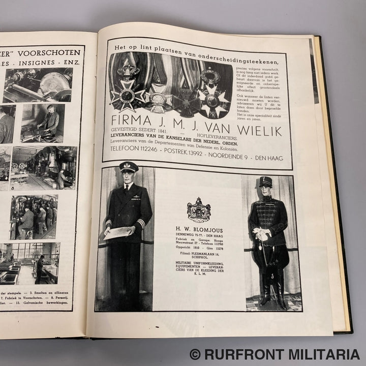 Boek De Koninklijke Nederlandsche Landmacht Op Naam Van Majoor J.f.a. Crefcoeur