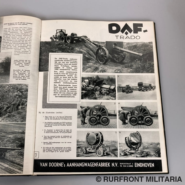 Boek De Koninklijke Nederlandsche Landmacht Op Naam Van Majoor J.f.a. Crefcoeur