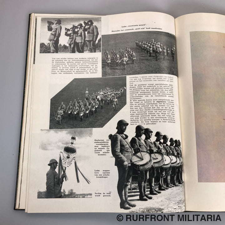 Boek De Koninklijke Nederlandsche Landmacht Op Naam Van Majoor J.f.a. Crefcoeur