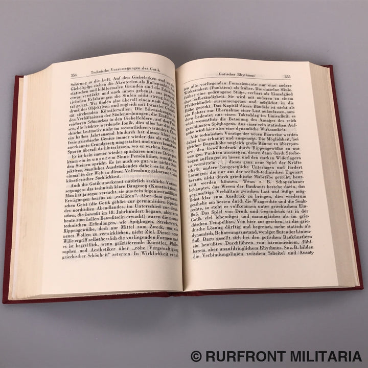 Boek Der Mythus Des 20. Jahrhunderts Alfred Rosenberg Tornisterausgabe Rood.