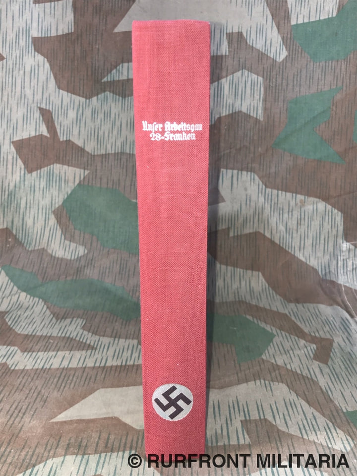 Boek R.a.d. Unser Arbeitsgau 28 Franken 1935