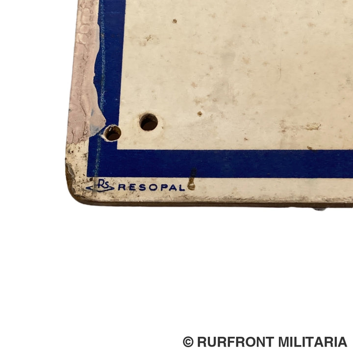 Bord Hier Hilft Der Marshallplan Uiterst Zeldzaam!