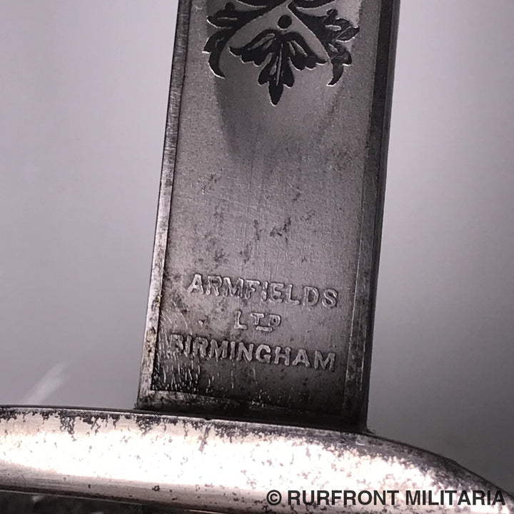 Britse 1897 Pattern Infantry Officers Sword George V Wo1