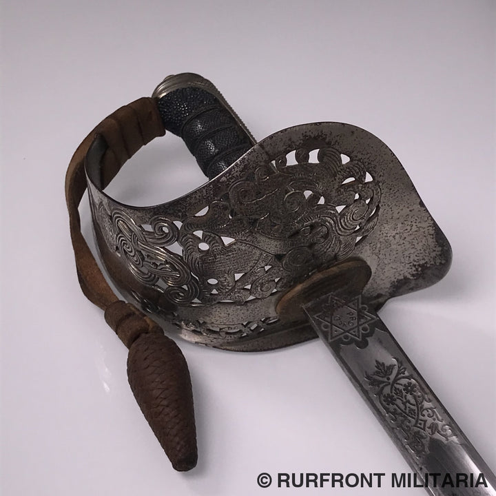 Britse 1897 Pattern Infantry Officers Sword George V Wo1