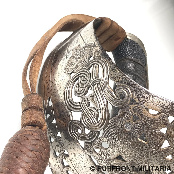 Britse 1897 Pattern Infantry Officers Sword George V Wo1