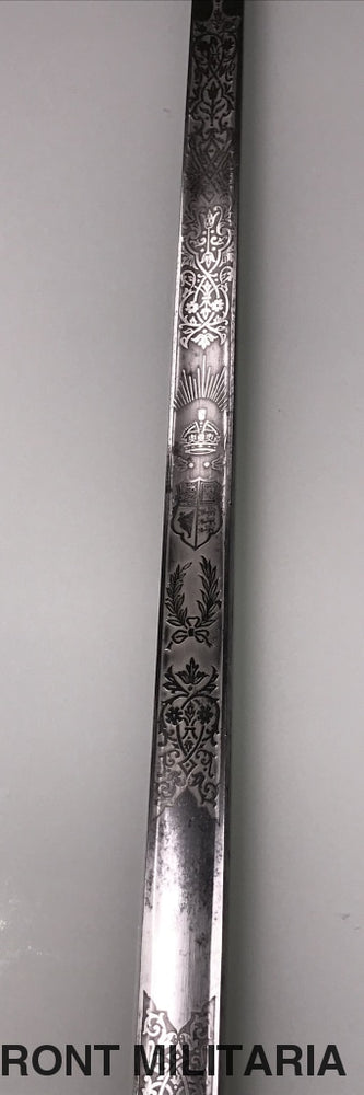 Britse 1897 Pattern Infantry Officers Sword George V Wo1