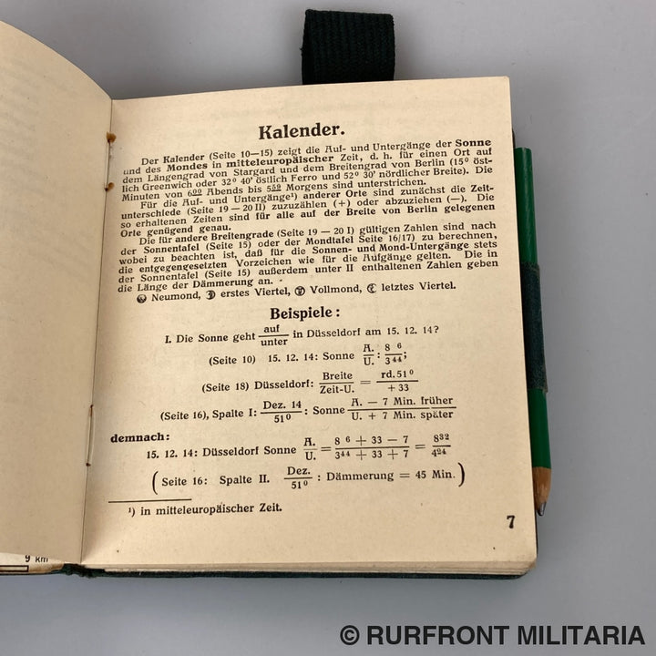 Carl Zeiss Armee Handbuch 1914-1915