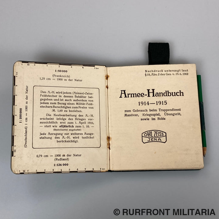 Carl Zeiss Armee Handbuch 1914-1915