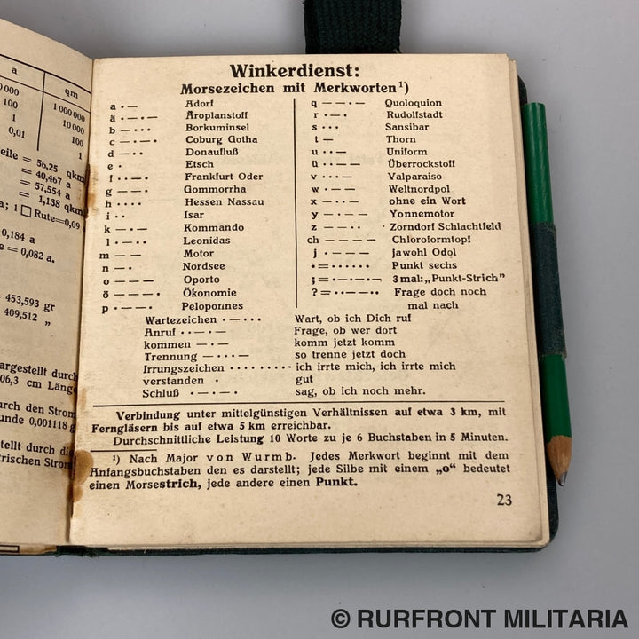 Carl Zeiss Armee Handbuch 1914-1915