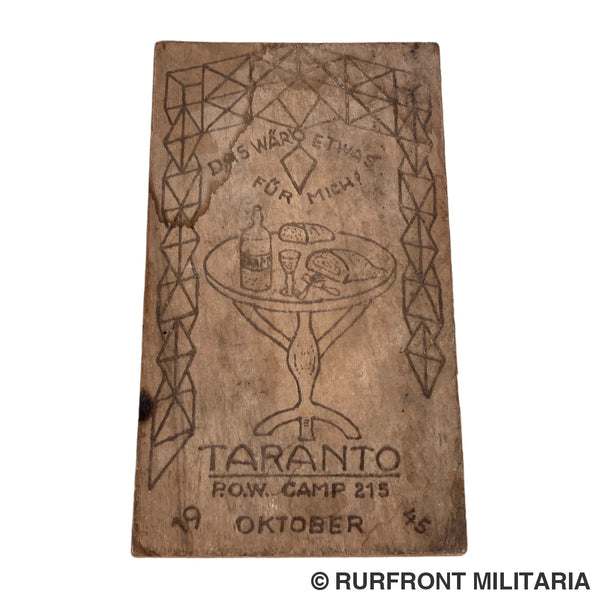 Duitse Pow Kunst Taranto Camp 215 Italy Duitse Pow Kunst Taranto Camp 215 Italy