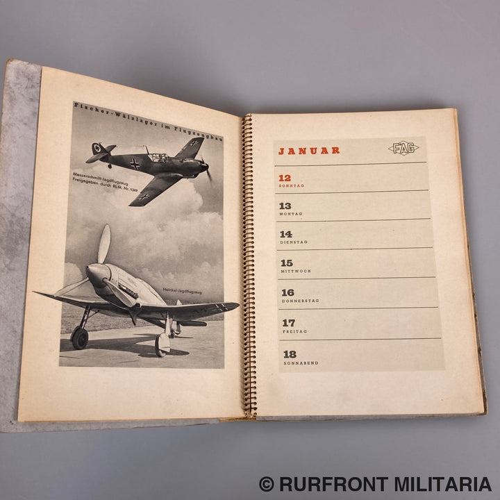 Fag Kugelfischer Kalender 1941