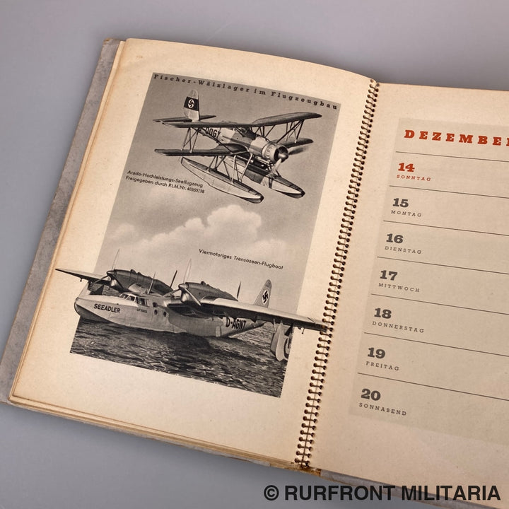 Fag Kugelfischer Kalender 1941