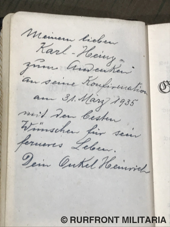 Gesangbuch Officier Divisie Grossdeutschland