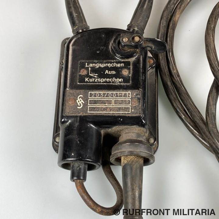Kriegsmarine Küstenartillerie Sprechgarnitur C42A 1943.