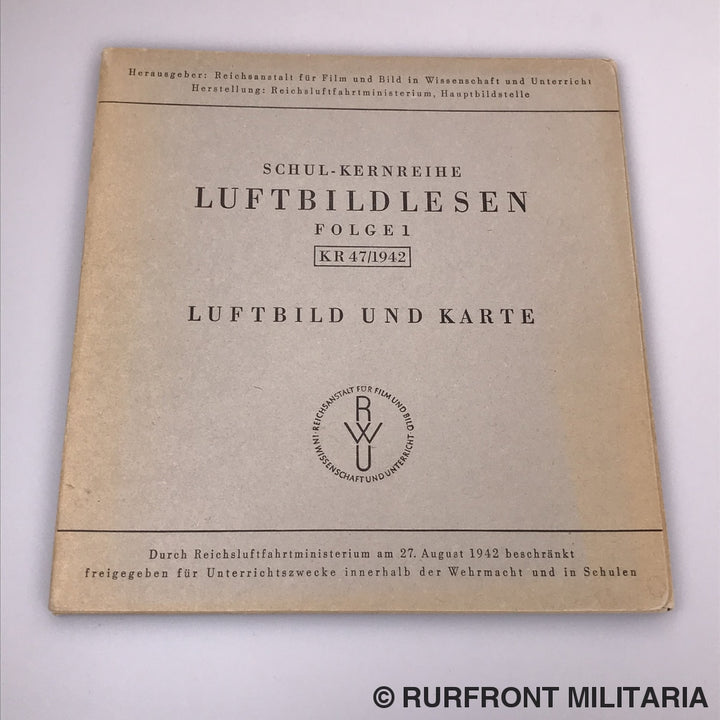 Luftbildlesen 3 Delen Uitgegeven 1942