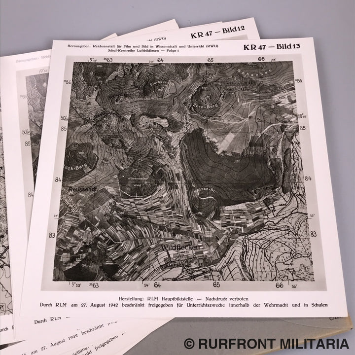 Luftbildlesen 3 Delen Uitgegeven 1942