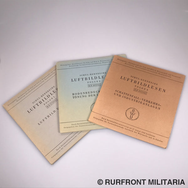 Luftbildlesen 3 Delen Uitgegeven 1942 Luftbildlesen 3 Delen Uitgegeven 1942