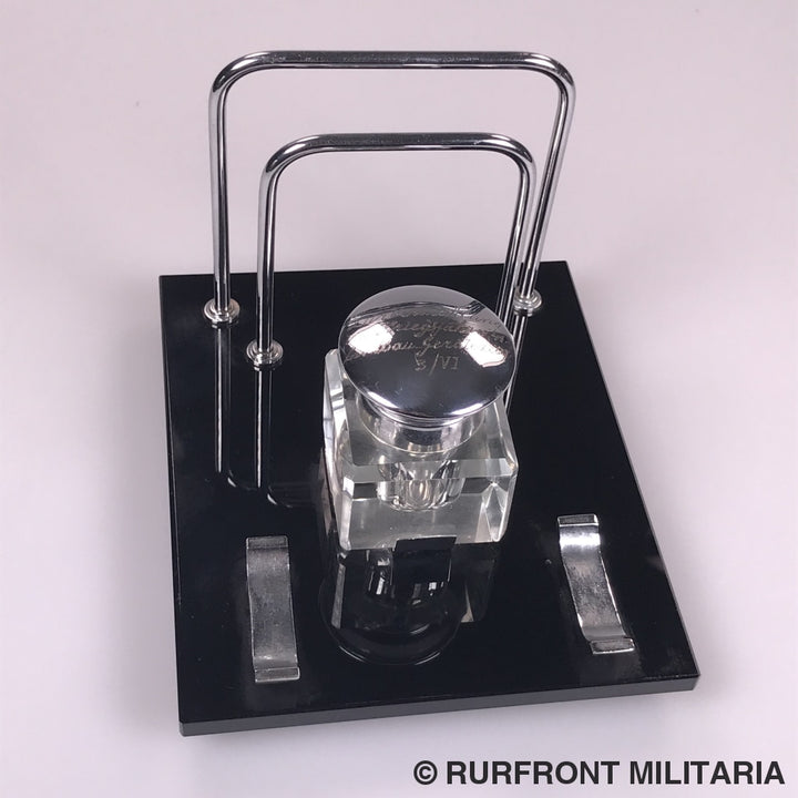 Luftwaffe Bau-Gerätezug 3 Bureauset Met Inktpot