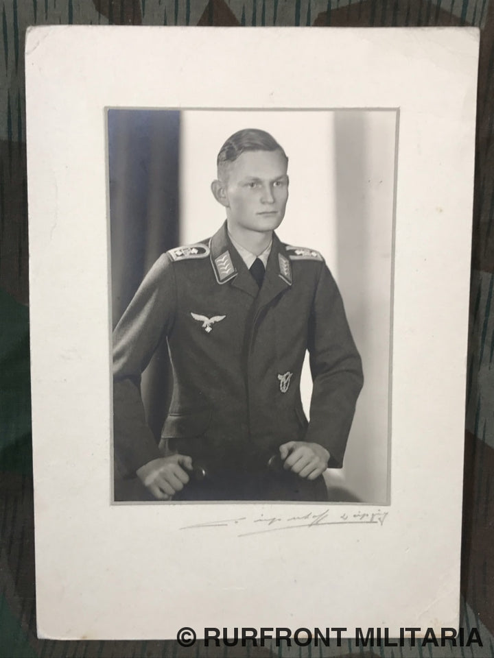 Luftwaffe Flugzeugführer Oberfeldwebel Portretfoto