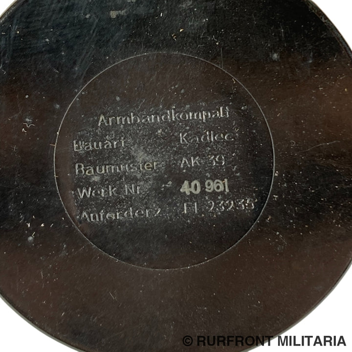Luftwaffe Kadlec Armbandkompas Ak39 Met Verlängerungsarmband In Doosje.