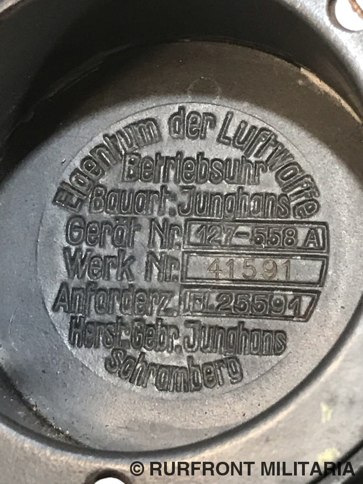 Luftwaffe Stationsuhr/ Funkraumuhr.