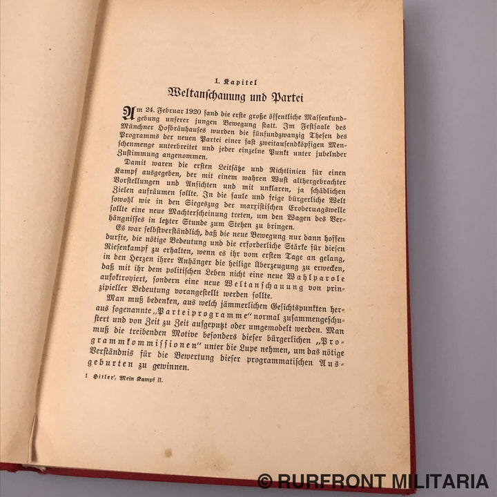 Mein Kampf 1E Druk 1927 Band 2.