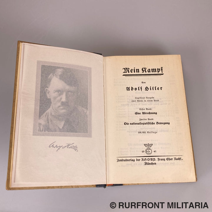 Mein Kampf Hochzeitsausgabe Stad Wipperfürth 1941