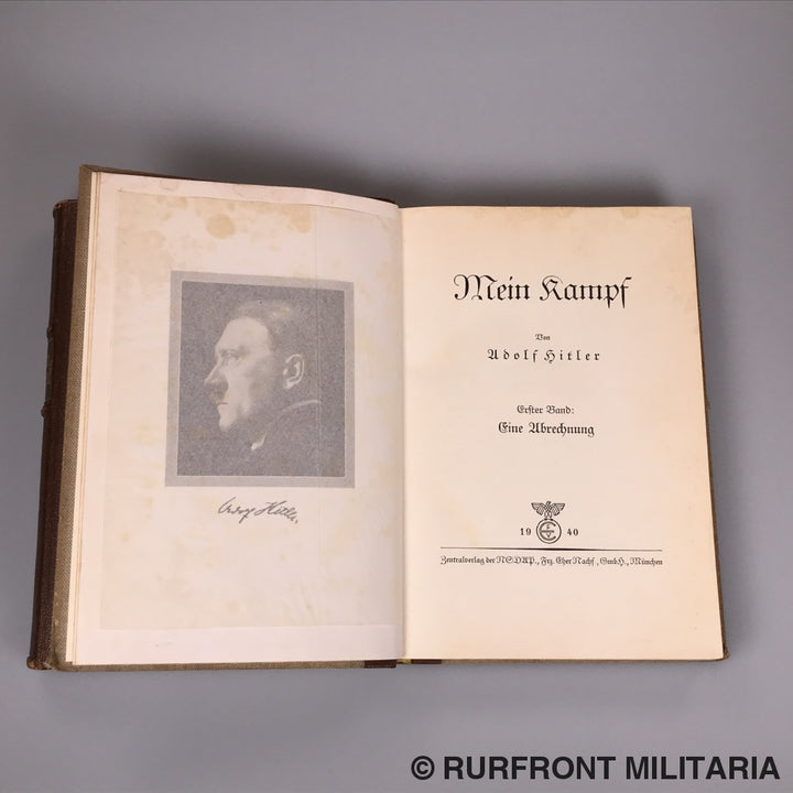 Mein Kampf Sonderausgabe Halbleder 1940