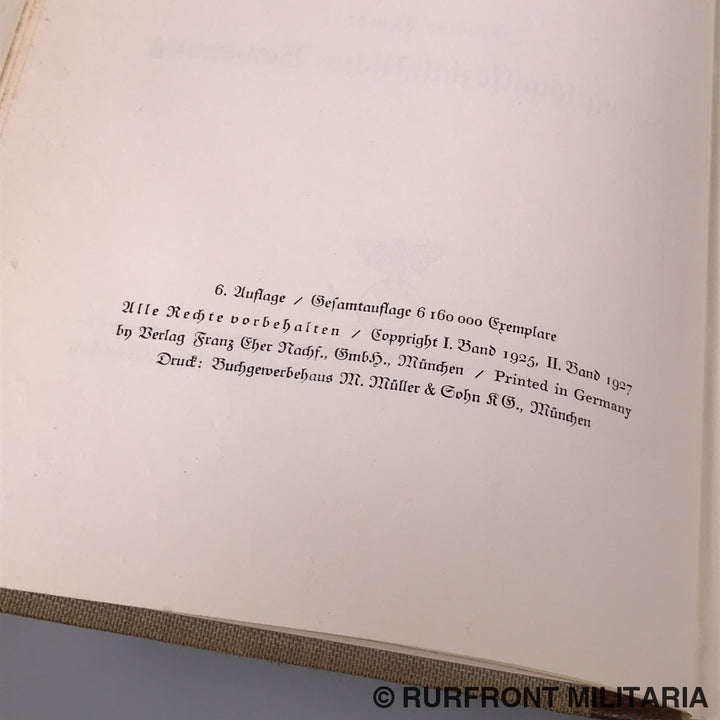 Mein Kampf Sonderausgabe Halbleder 1940