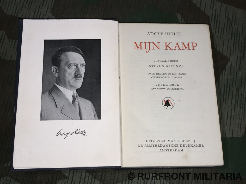 Dutch Mein Kampf fifth edition – Rurfront Militaria