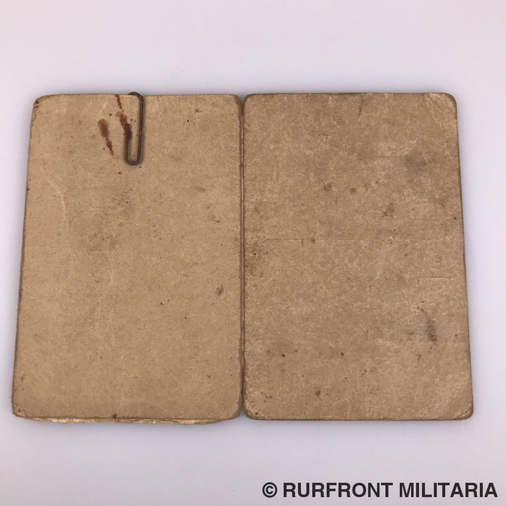 Papierset Arbeitseinsatz Gerardus Huizinga