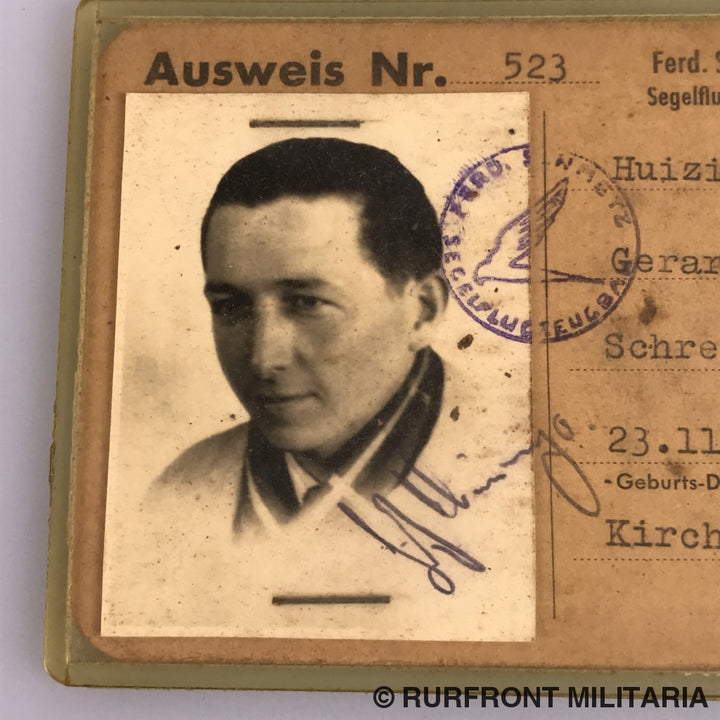 Papierset Arbeitseinsatz Gerardus Huizinga