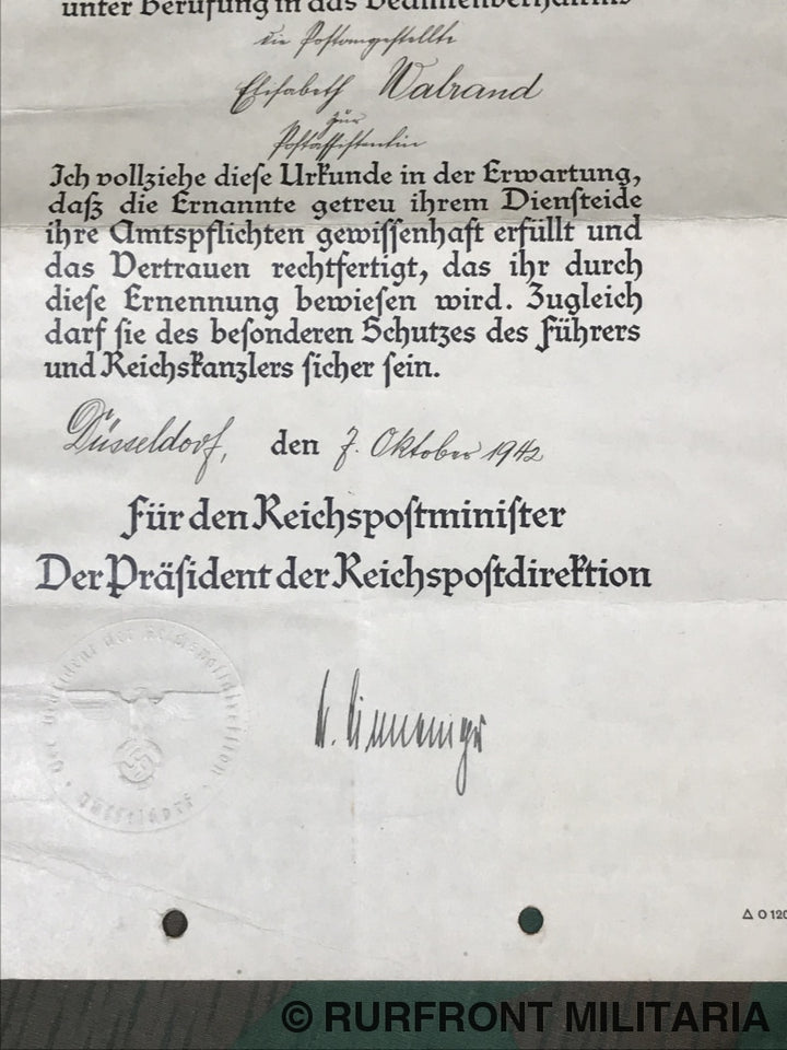 Papierset Bdm Düsseldorf