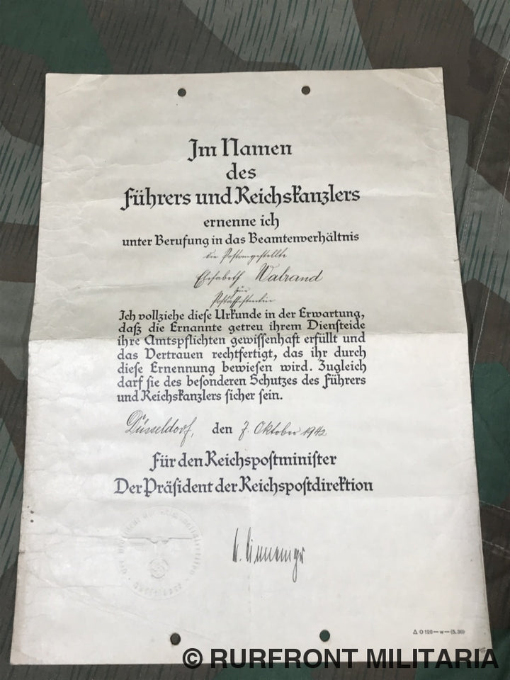 Papierset Bdm Düsseldorf