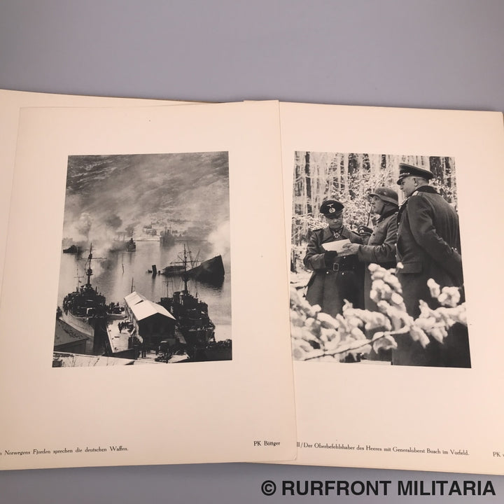 Propagandamap Von Kampf Und Sieg Des Deutschen Soldaten