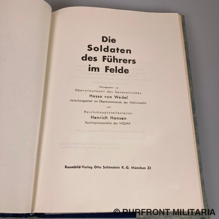 Raumbildalbum Die Soldaten Des Führers Im Felde Met Zeldzame Omslag