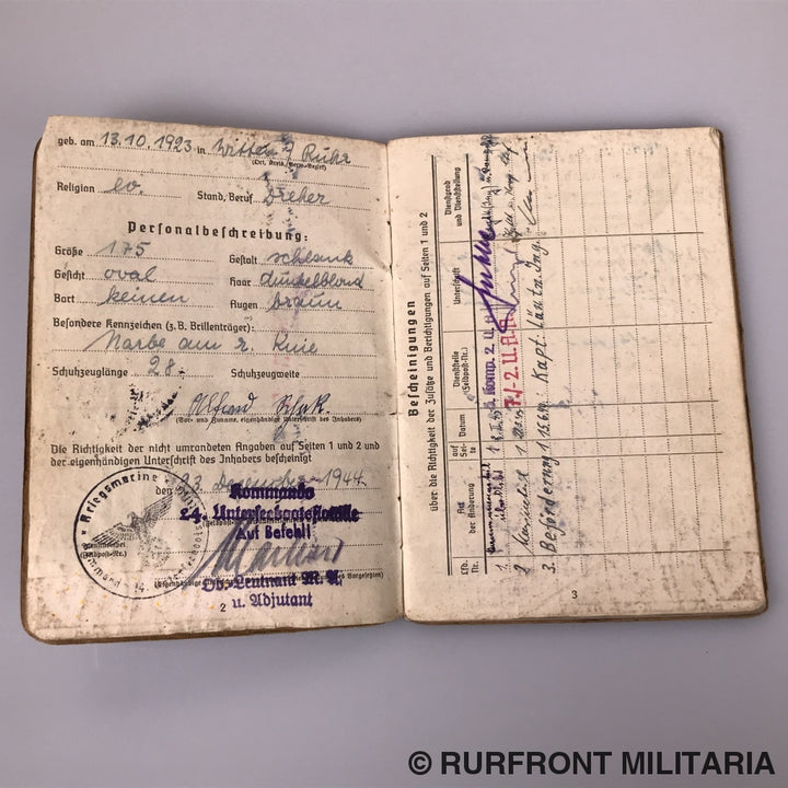 Soldbuch Kriegsmarine