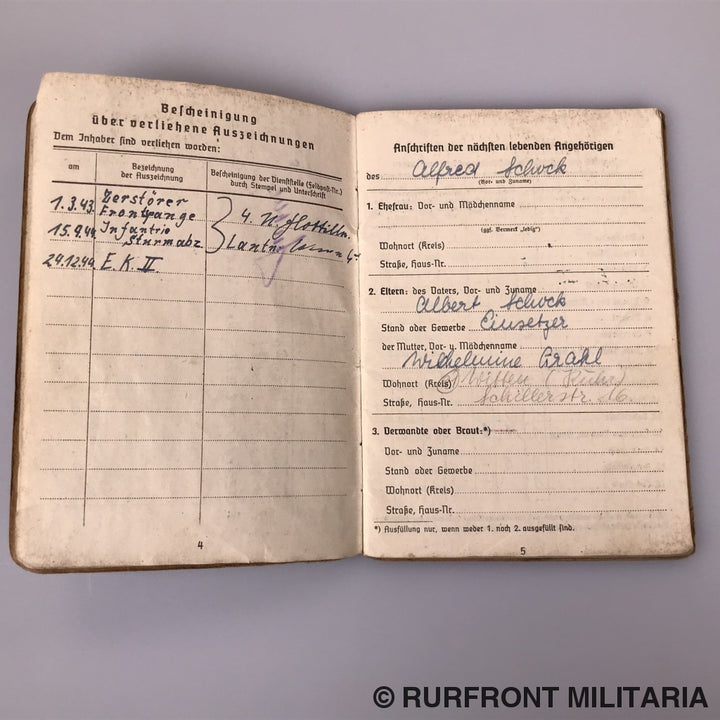 Soldbuch Kriegsmarine